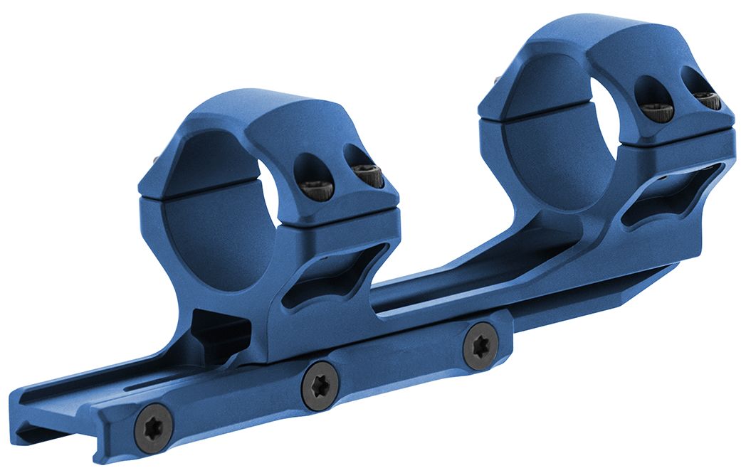 UTG® ACCU-SYNC® 30mm Picatinny Cantilever Mount, 50mm Offset, Medium Profile, Blue