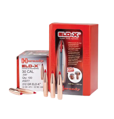Hornady 30 Cal .308 178 gr ELD-X (100)