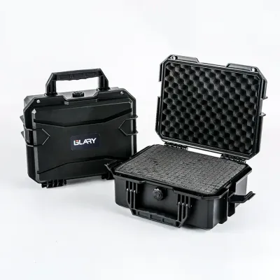 Glary Delux Hand Gun Storage Case Black