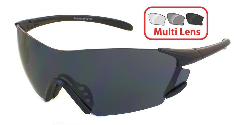 Evolution Switch 4 Set Sunglass (Orange,Yellow,Purple And Grey)