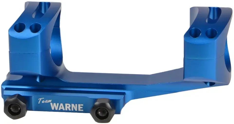 Warne 1" Skeleton Mount for AR Blue
