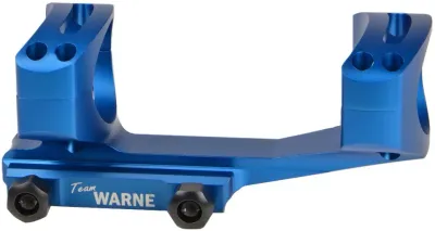 Warne 1" Skeleton Mount for AR Blue
