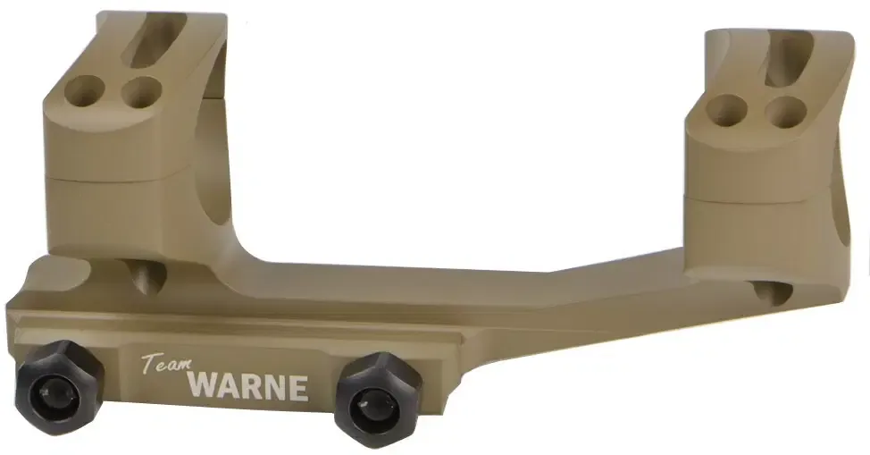 Warne 1" 2nd Gen Skeleton Mount AR Dark Earth
