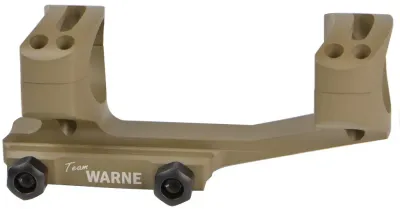Warne 1" 2nd Gen Skeleton Mount AR Dark Earth