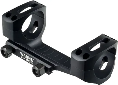 Warne 20MOA Ext. Skeleton 34mm Mount Black