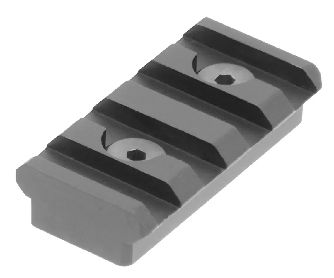 UTG PRO® 4-Slot Keymod Picatinny Rail Section, Black