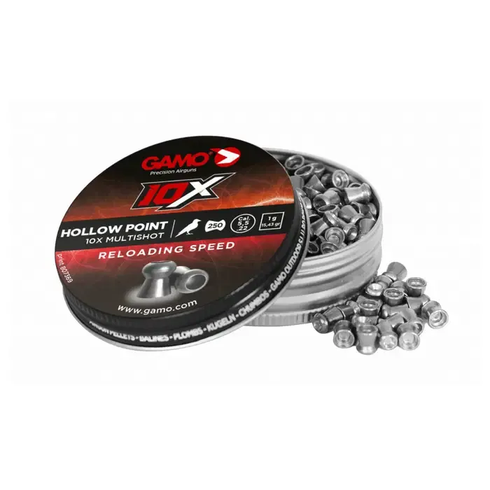Gamo Pellets 5.5mm, Calibre: 5.5mm Hollow Point (250)