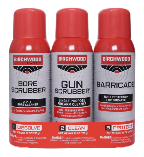 Birchwood Casey 1-2-3 Aerosol Value Kit (3 Tins)