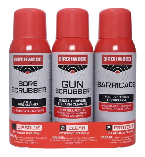 Birchwood Casey 1-2-3 Aerosol Value Kit (3 Tins)
