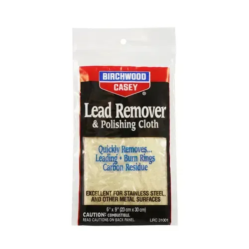Birchwood Casey Lead Remover &amp; Polishing Cloth 6X9