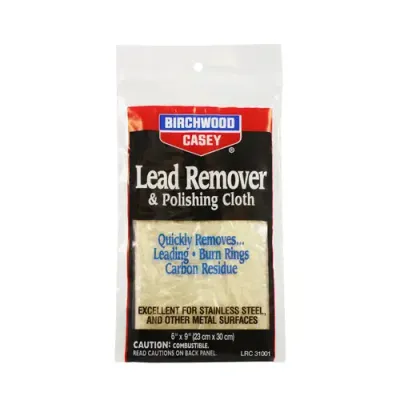 Birchwood Casey Lead Remover &amp; Polishing Cloth 6X9