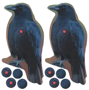Birchwood Casey Target Shoot-N-C Crow 8  (12 Sh/Pack)