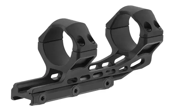 UTG ACCU-SYNC® 34mm Medium Profile 50mm Offset Picatinny Rings, Black