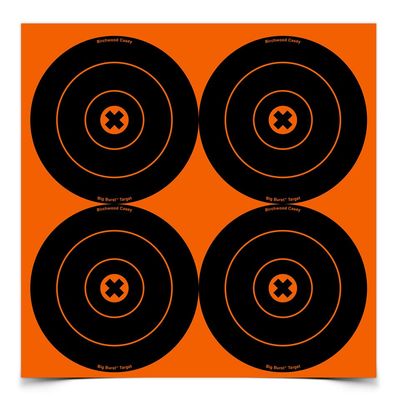 Birchwood Casey Big Burst 6" B/Eye Target (12)