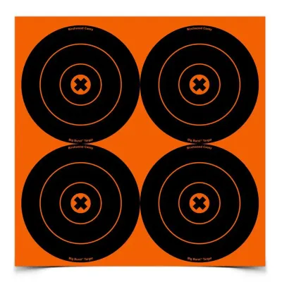 Birchwood Casey Big Burst 6" B/Eye Target (12)