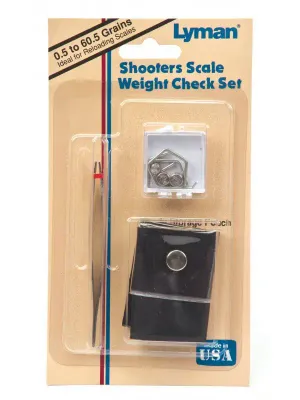 Lyman Scale Weight Check Set (Shooters)
