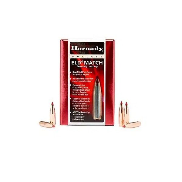 Hornady 6.5mm ELD Match 130 Grains Bullets (100 Count)