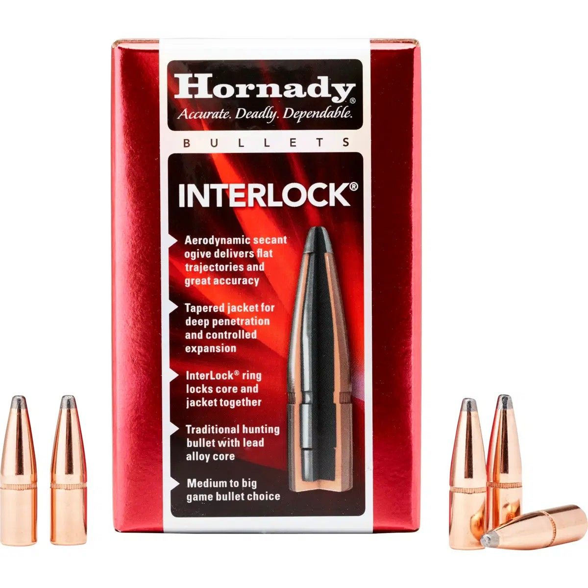 Hornady 30-150Gr RN Bullets (100 Count)