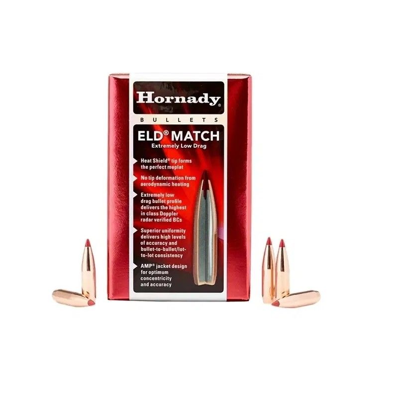 Hornady 338-285Gr ELD Match Bullets (50 Count)