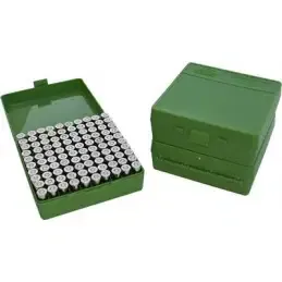 MTM Ammo Box 100 Rd 45 10mm 40 S&amp;W Green