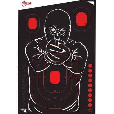 Allen EZ Aim Bad Guy Splash Target 12x18" 5 Pack