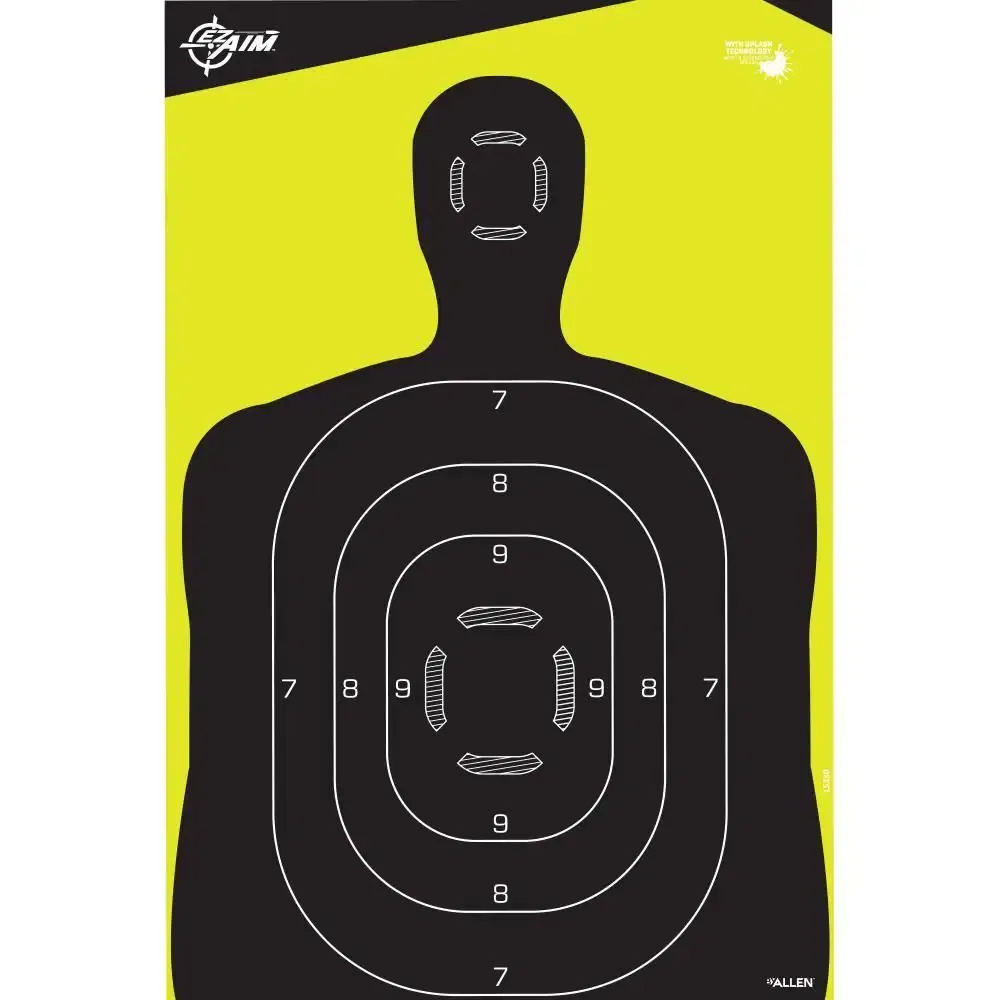 Allen EZ Aim Silhouette Splash Target 12x18" 5 Pack
