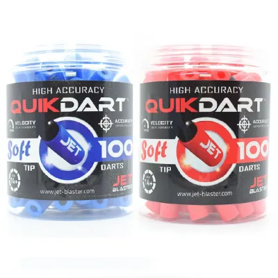Jet Blaster Quick Darts - 100 Darts