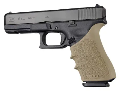 Hogue Beavertail Grip Sleeve for Glock 17 Gen 1/2/5 - FDE