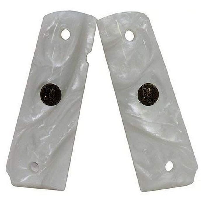 Pachmayr Grips 1911 White Pearl Smooth