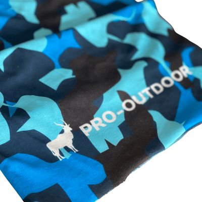 Pro-Outdoor Blue Camo Buff