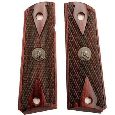 Pachmayr Colt 1911 Double Diamond Rosewood Grip Panels