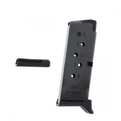 Ruger Magazine LCPii W/Ext.Floorplate 6Rd