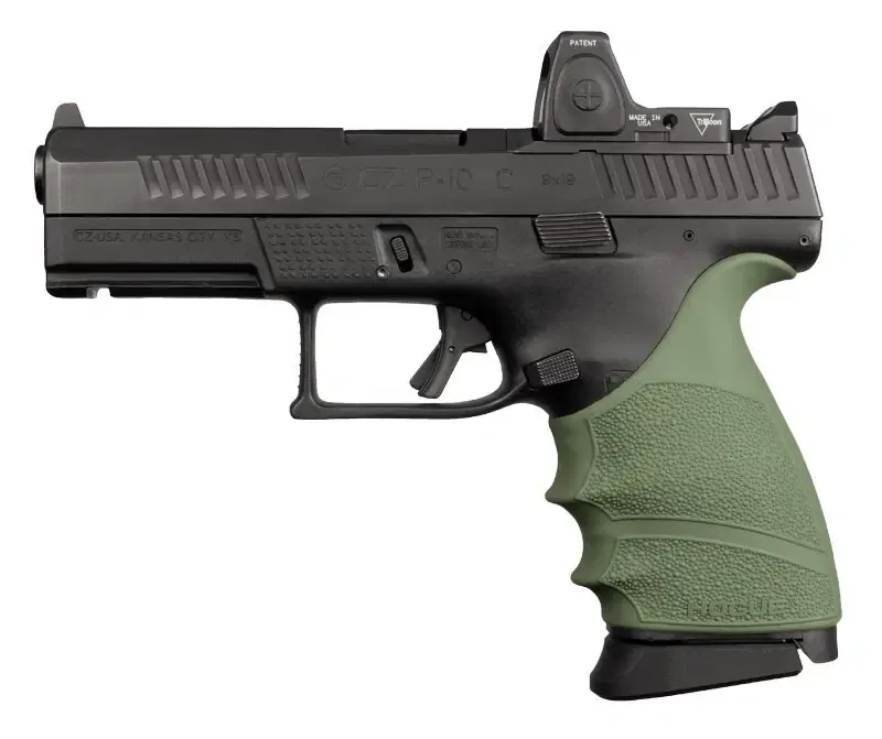 Hogue Beavertail Grip CZ P10C Od Green