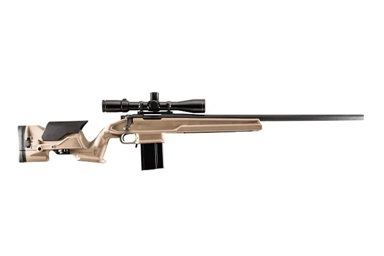 ProMag Archangel Precision Stock for 700 Rem with Aluminium Pillar Bedding - Desert Tan