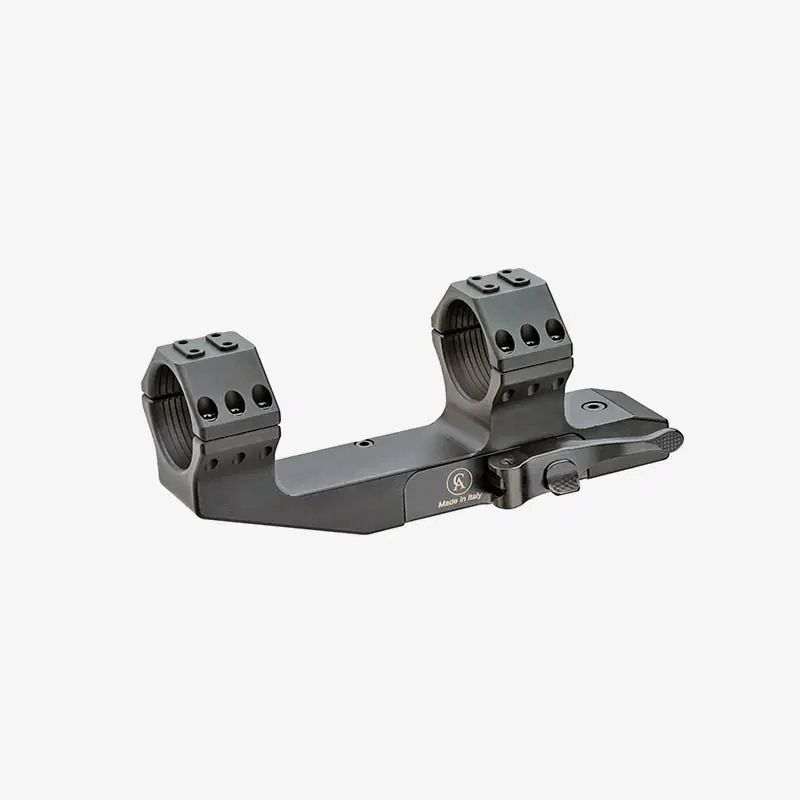 Contessa Simple Black Tactical QR Cantilever Ring Set 30mm