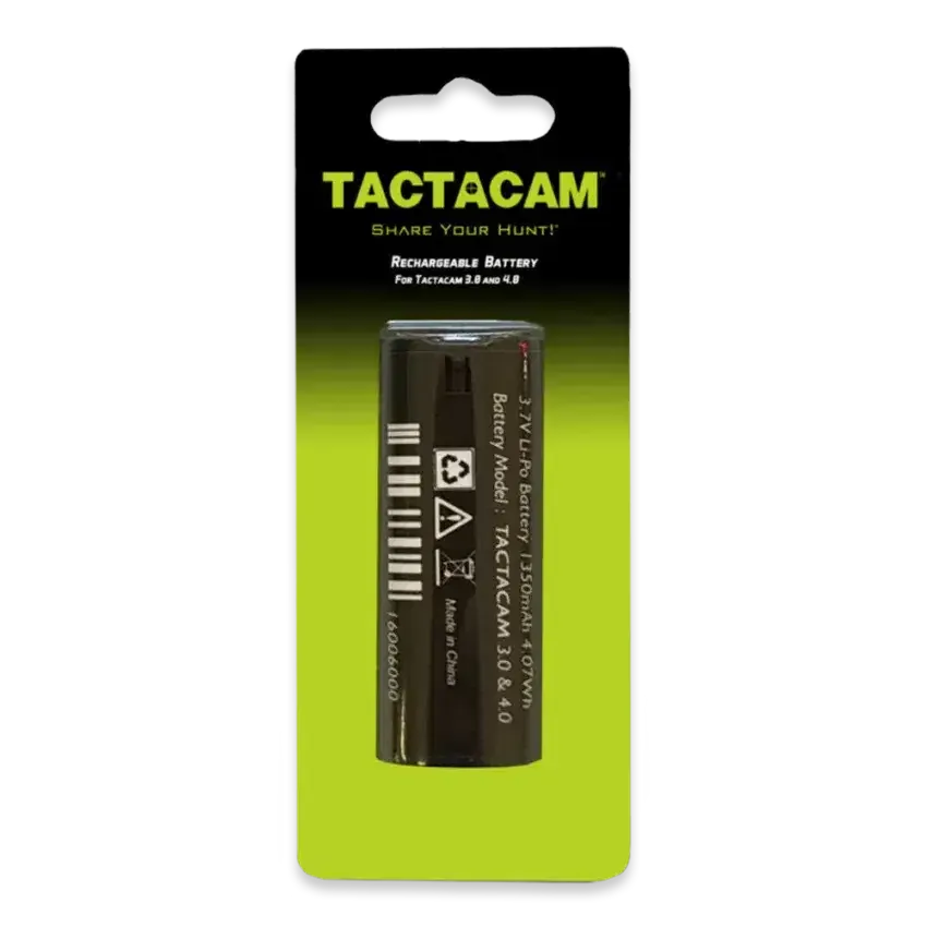 Tactacam Recharcheable Battery 3,7V 1350