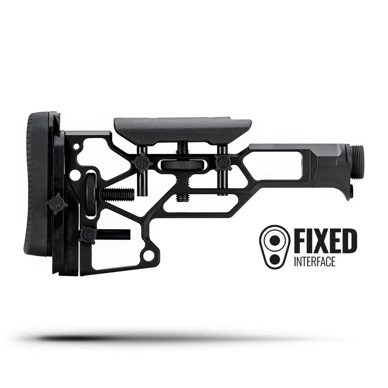 MDT SRS Standard Skeleton Rifle Buttstock - Cerakote Black