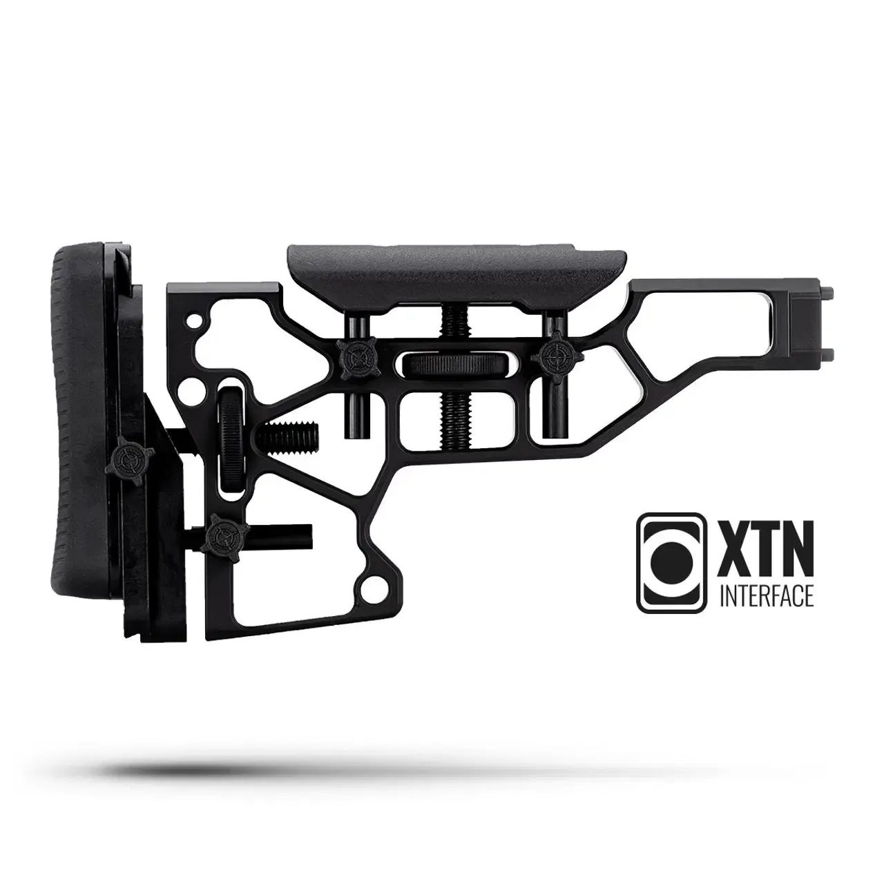 MDT SRS-X Skeleton Rifle Stock - Cerakote Crimson Red