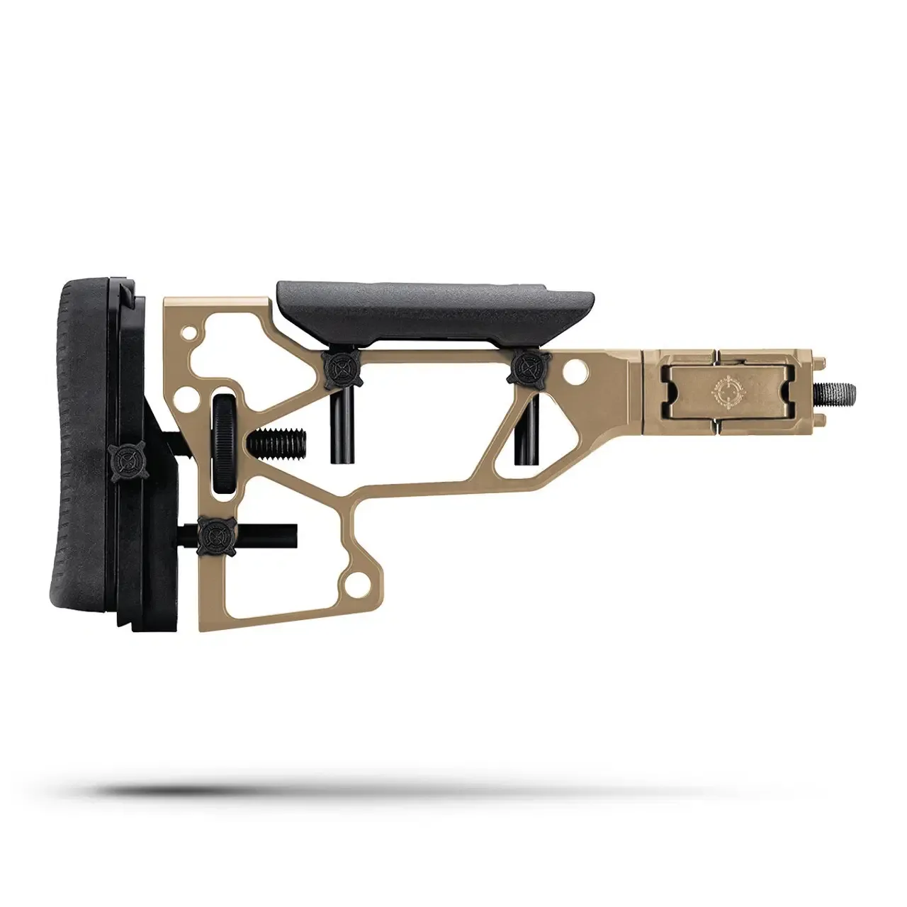 MDT SRS-XF Skeleton Rifle Stock Folding - Cerakote FDE