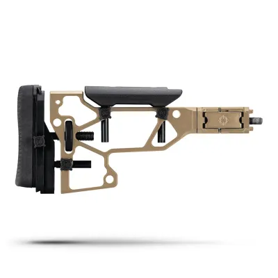 MDT SRS-XF Skeleton Rifle Stock Folding - Cerakote FDE