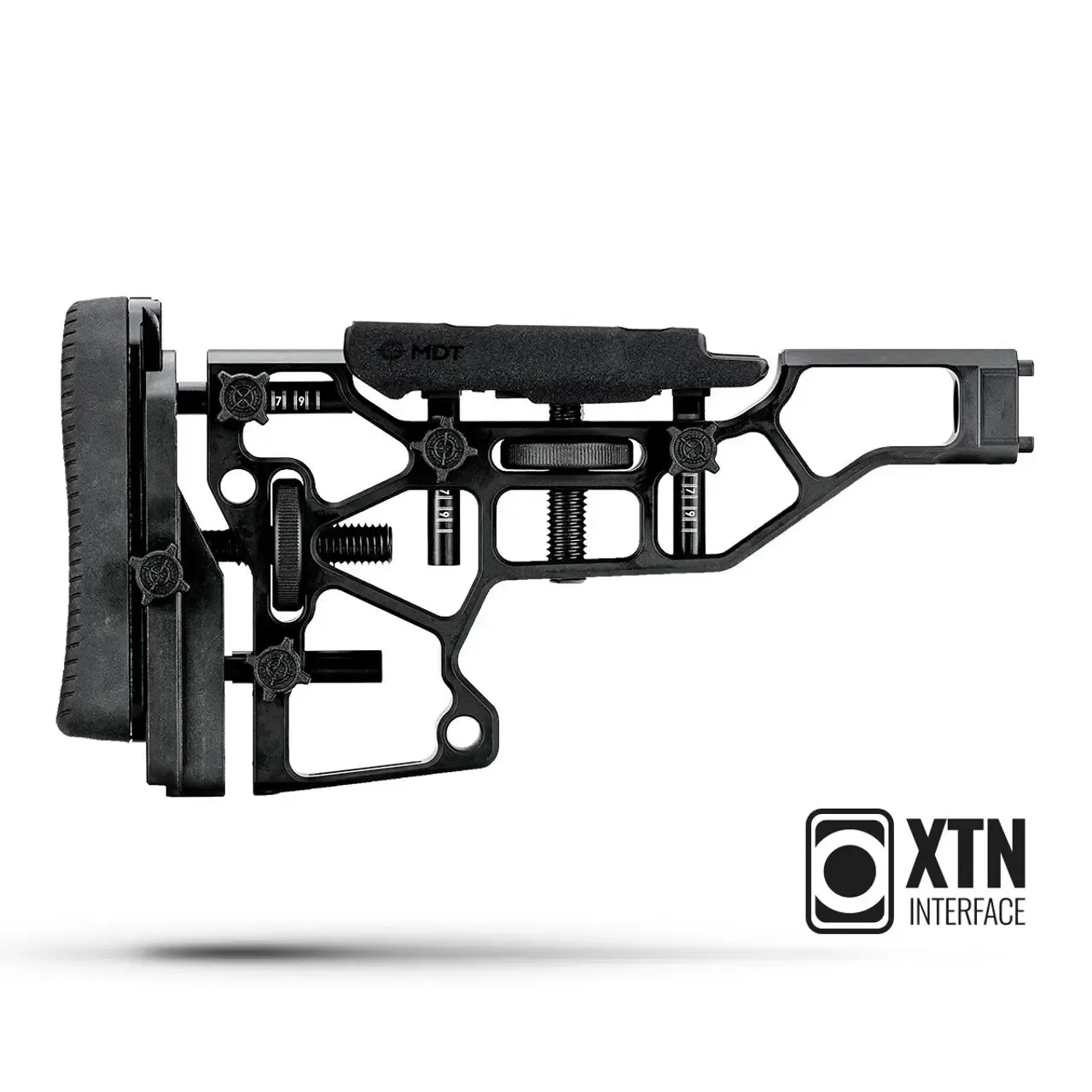 MDT SRS-X Premier Skeleton Rifle Stock - Cerakote Burnt Bronze