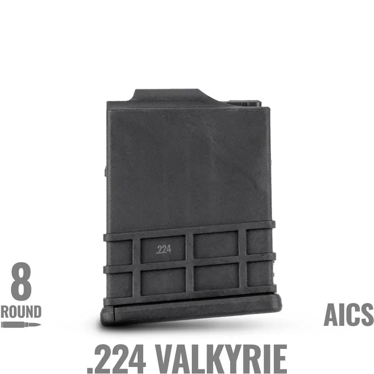 MDT 8 Round Polymer Magazine - .224 Valkyrie Black