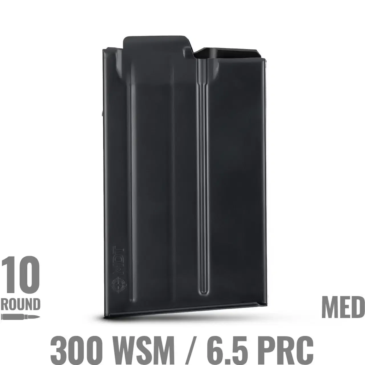 MDT 10 Round Metal Magazine - .300 WSM / 6.5 PRC Black