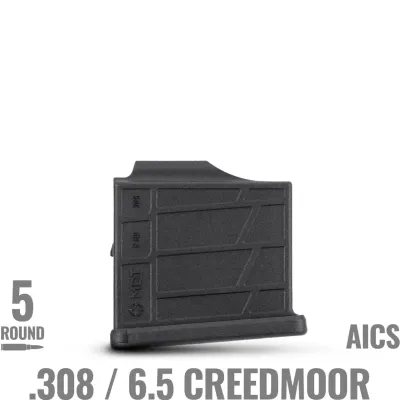 MDT 5 Round Polymer Magazine - .308 / 6.5 Creedmoor Black