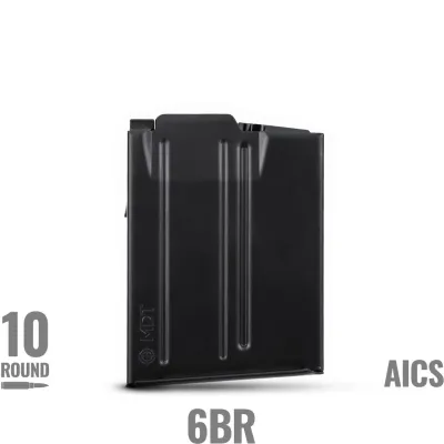 MDT 10 Round Metal Magazine - 6mm BR Black