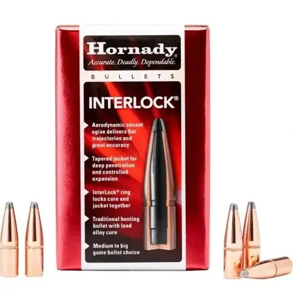 Hornady 30 Cal .308 150 gr InterLock® SP Bullets (100 Count)