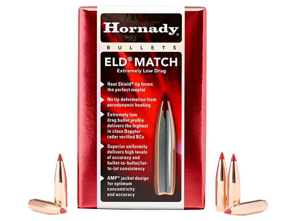 Hornady 30 Cal .308 195 gr ELD Match Bullets (100 Count)