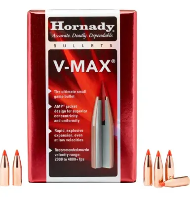 Hornady 6mm .243 65 gr V-Max (100)