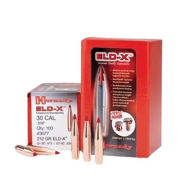 Hornady 6mm .243 103 gr ELD-X Bullets (100 Count)