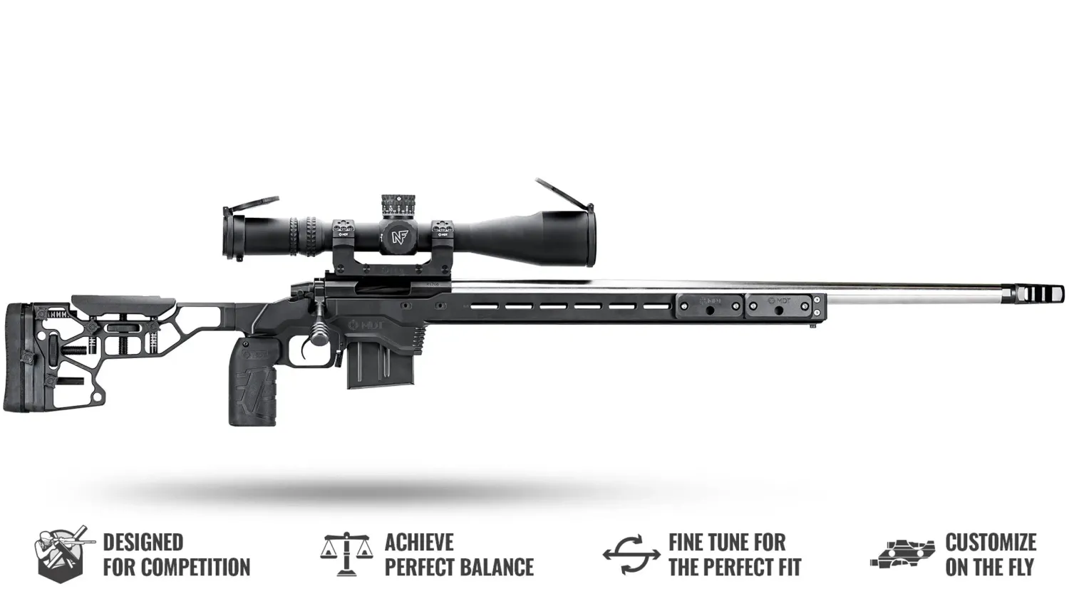 MDT ACC Premier Chassis System - Remington 700 SA (Black)